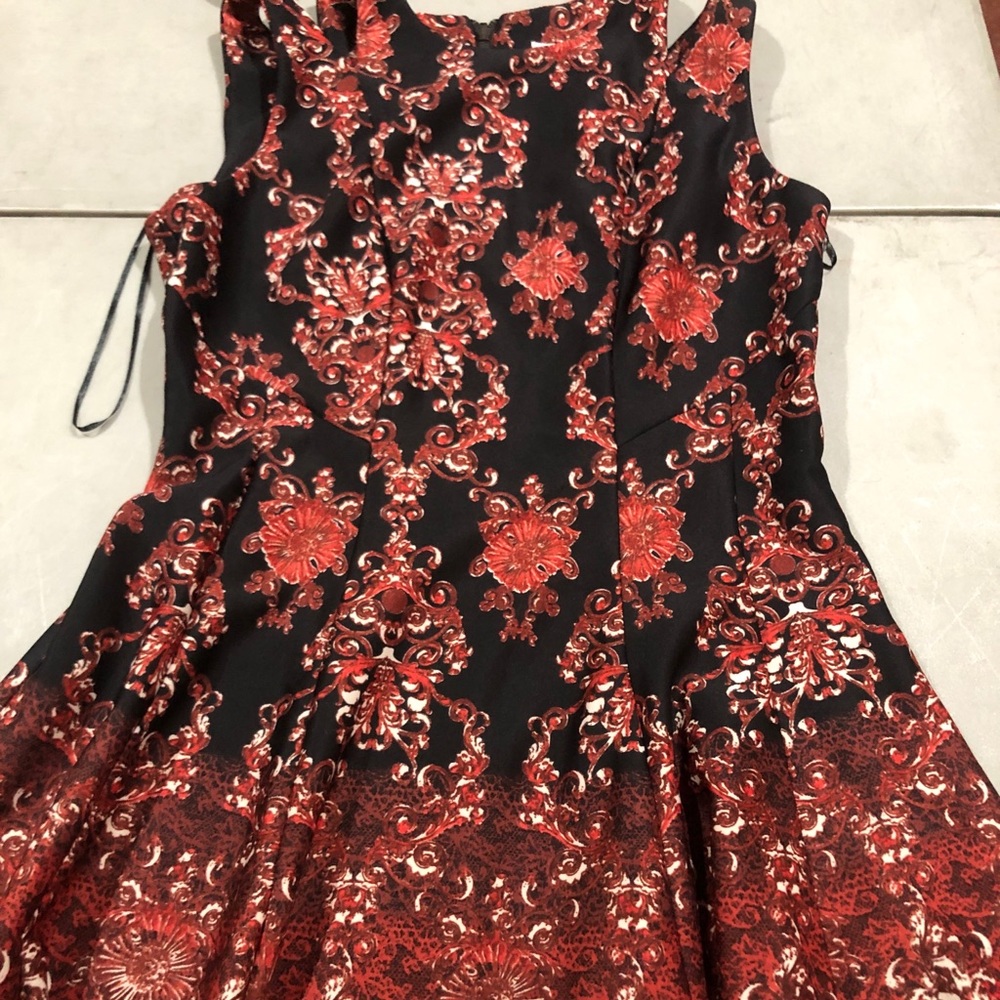 Women's J. Taylor Multi Color Zip Up Dress.